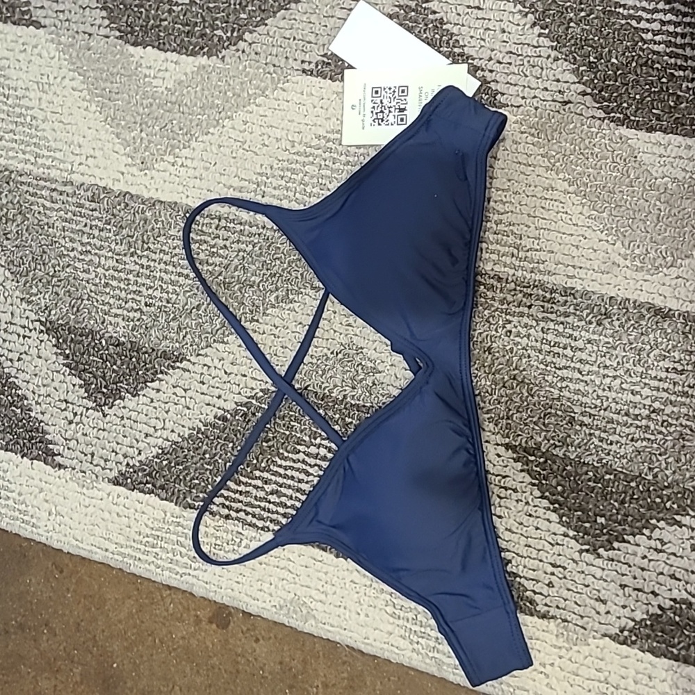 Roxy navy blue bikini top